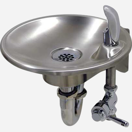 Murdock GWA74 Series Wall-Mounted Outdoor Drinking Fountain with Lever Activation