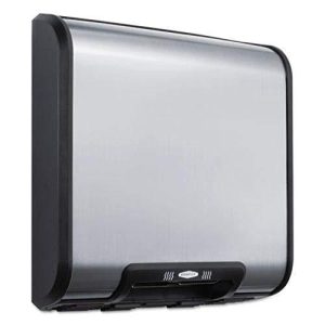 Bobrick B-7128 | TrimDry Hand Dryer, Surface-Mounted, 208-240AC, Stainless Steel
