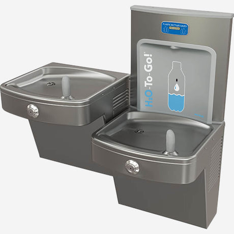 Murdock A172.8-UG-VR-BF12 Series Wall-Mounted Bi-Level Bottle Filler with In-Unit Refrigeration