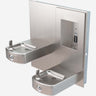 Murdock A152-VR-BF Series Wall-Mounted Bi-Level Drinking Fountain with Recessed Bottle Filler