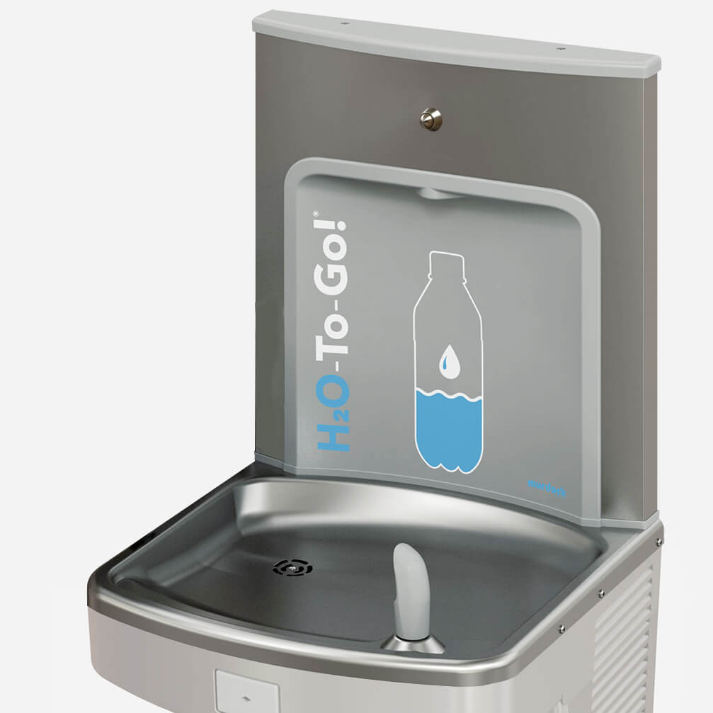 Murdock BF11R Series Retrofit Push Button Bottle Filler for Indoor Applications