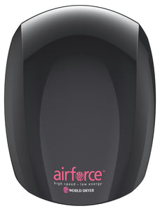 World Dryer J-162 | AirForce Automatic Hand Dryer, Black