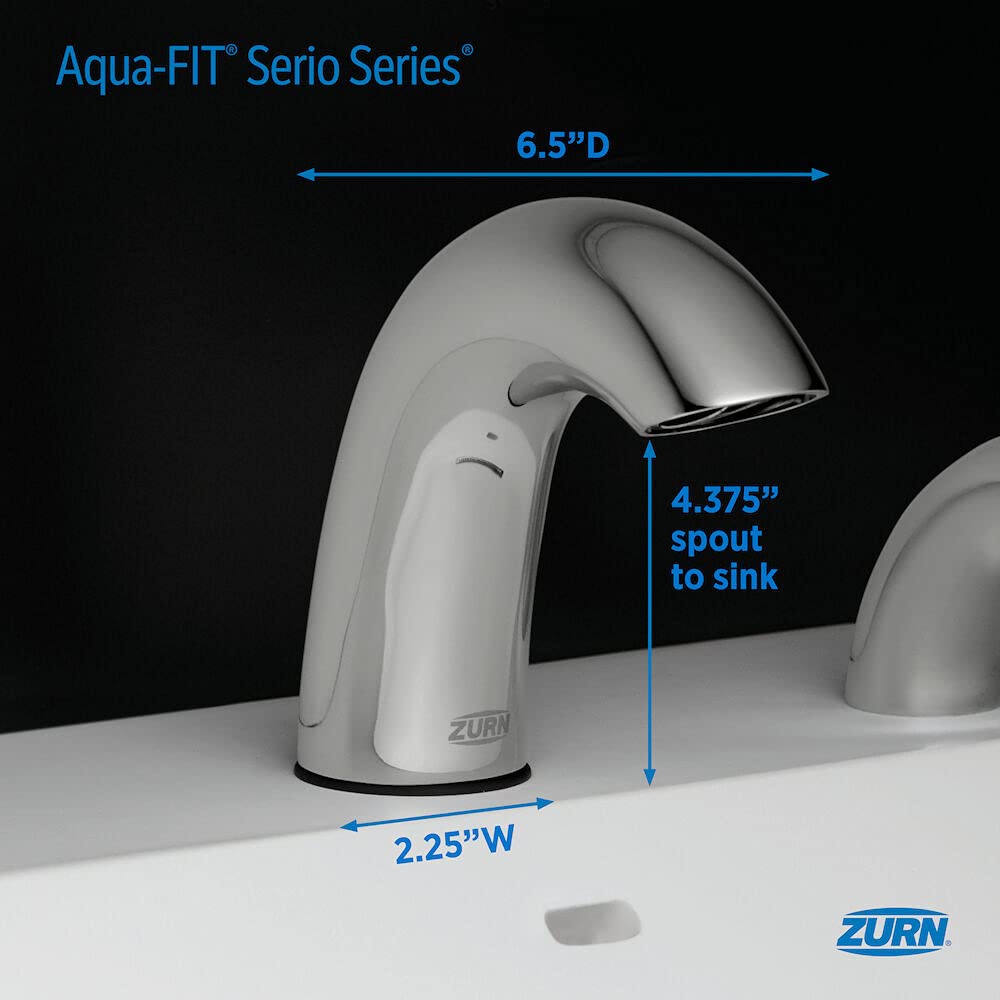 Zurn Z6950-XL-S-CP4-E | Aqua-FIT Serio Series® Single Post Faucet, 0.5 gpm Spray Outlet, Chrome