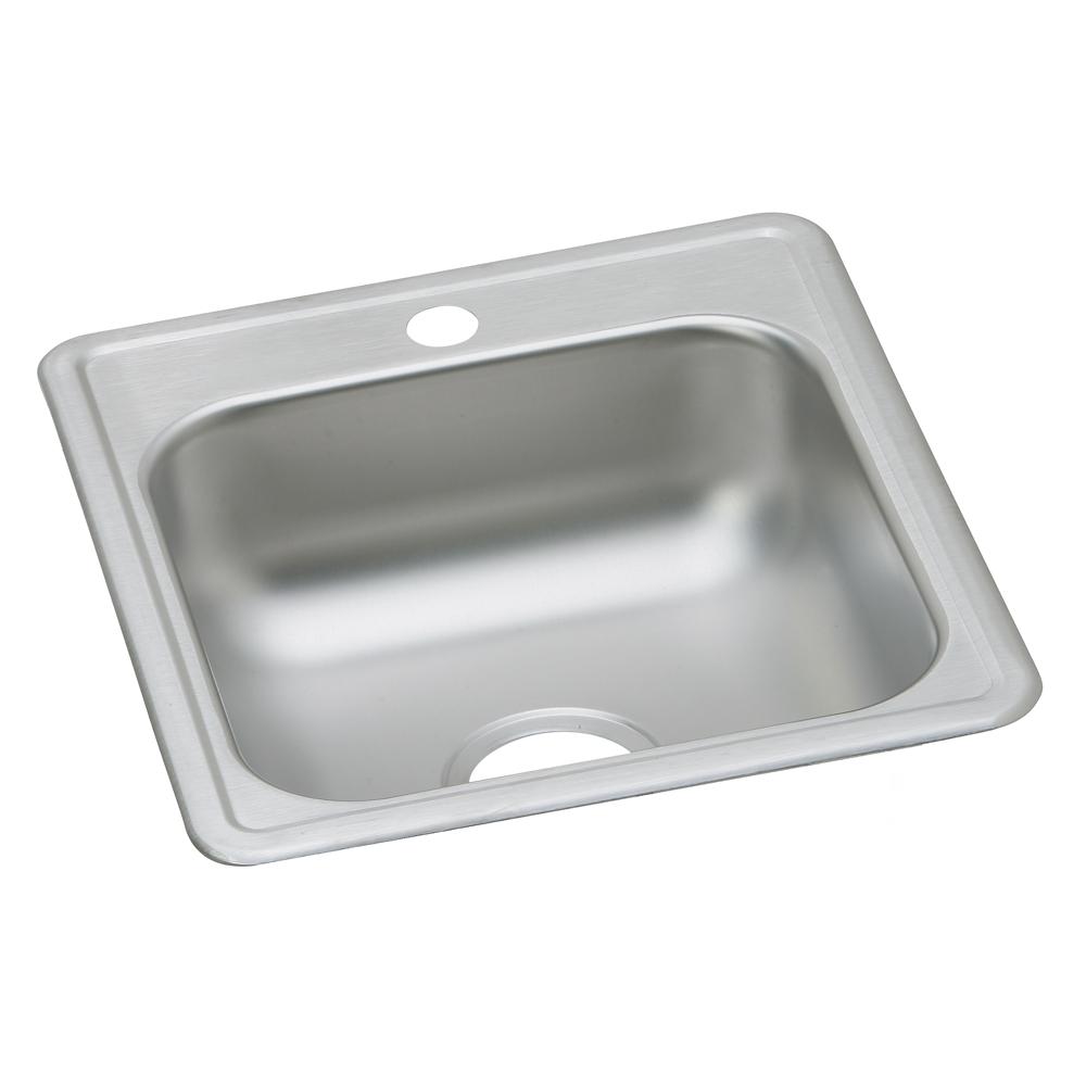 Elkay D11719 | Dayton, Single Bowl Drop-in Bar Sink | 17" x 19" x 6-1/8"