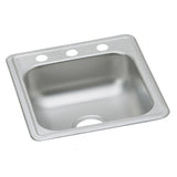 Elkay D11719 | Dayton, Single Bowl Drop-in Bar Sink | 17" x 19" x 6-1/8"