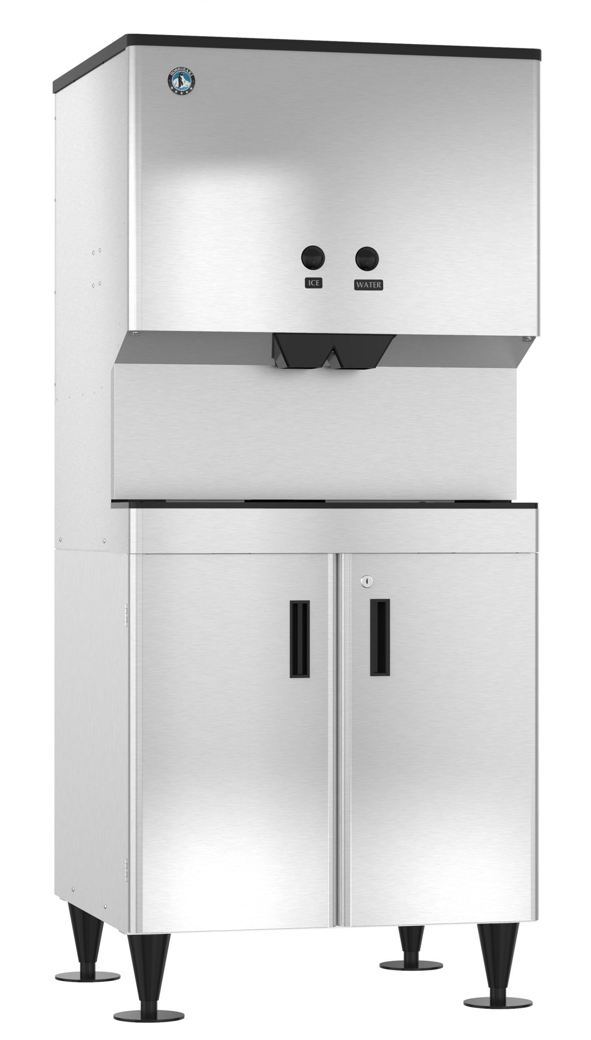 Hoshizaki DM-200B | 30″ W Countertop Ice and Water Dispenser, 200 lbs Capacity, Stainless Steel