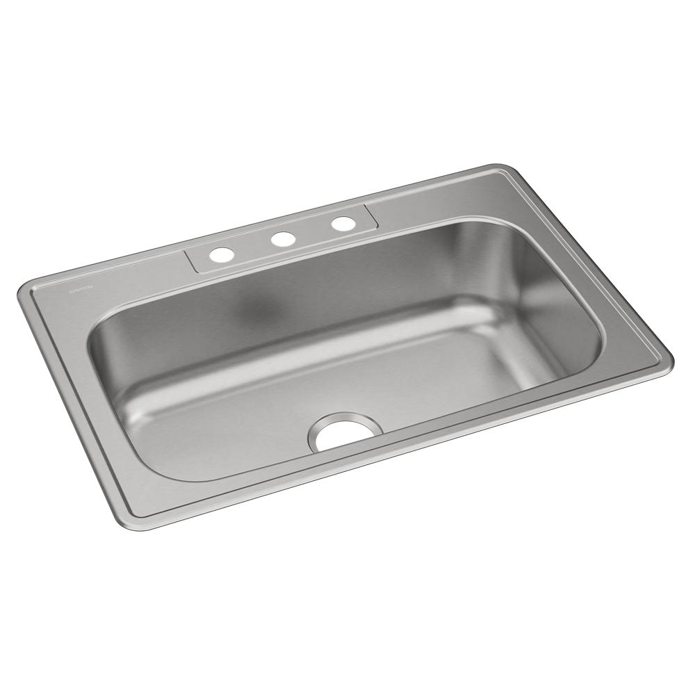 Elkay DSE13322 | Dayton Single Bowl Drop-in Sink | 33" x 22"