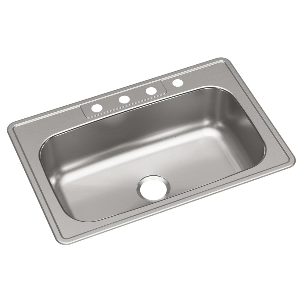 Elkay DSE13322 | Dayton Single Bowl Drop-in Sink | 33" x 22"