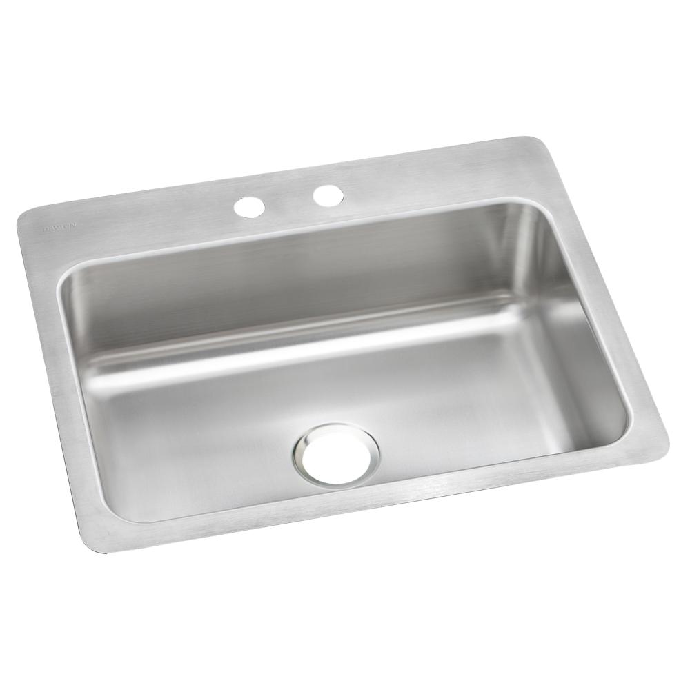 Elkay DSESR12722 | Dayton Single Bowl Dual Mount Sink | 27" x 22" x 8"