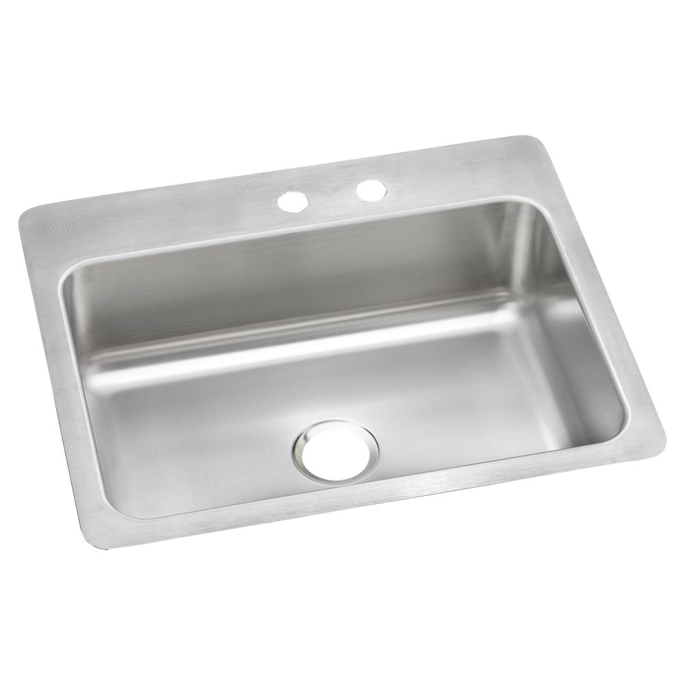 Elkay DSESR12722 | Dayton Single Bowl Dual Mount Sink | 27" x 22" x 8"