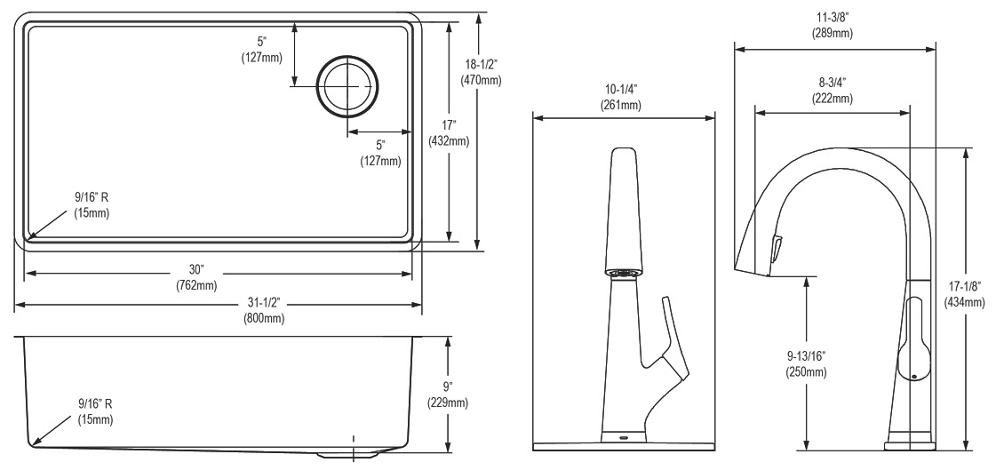 Elkay ECTRU30179RTFLC