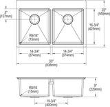 Elkay ECTSR33229TBG1