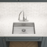 Elkay ECTSRAD2522600 | Crosstown Single Bowl, Dual Mount Sink | 25" x 22" x 6", 0-Hole