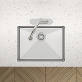 Elkay ECTSRAD2522600 | Crosstown Single Bowl, Dual Mount Sink | 25" x 22" x 6", 0-Hole