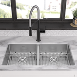 Elkay ECTSRAD33226TBG0 | Crosstown Equal Double Bowl Dual Mount Sink Kit | 33" x 22" x 6", 0 Hole