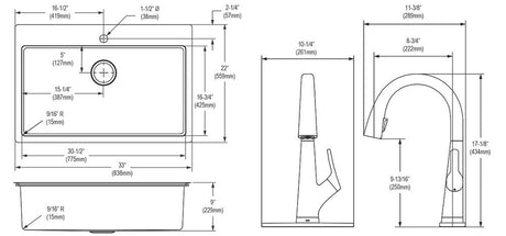 Elkay ECTSRS33229TFLC