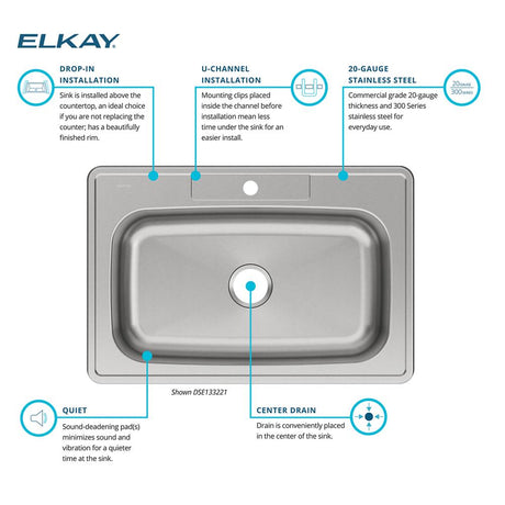 Elkay DSE13322