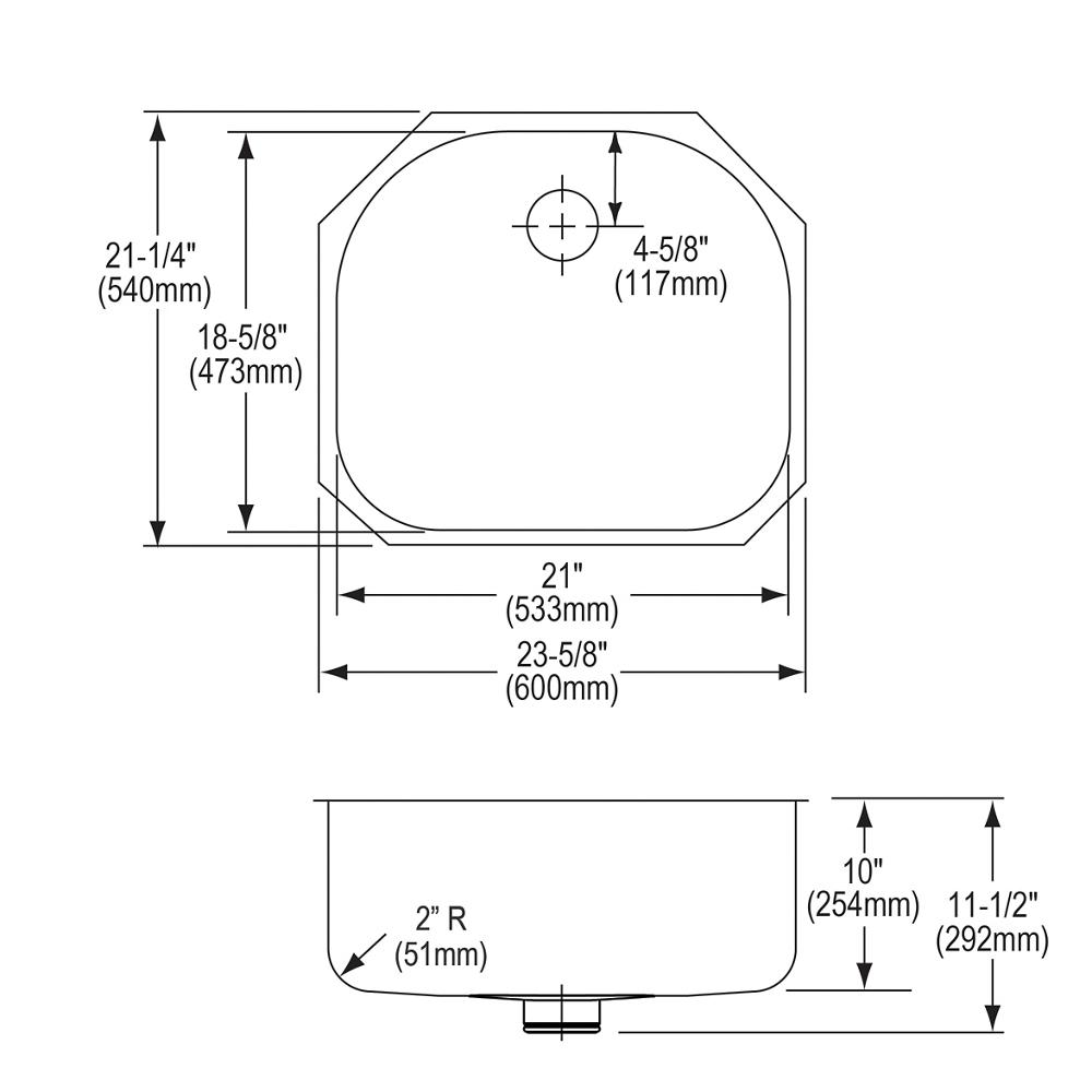 Elkay ELUH211810PD