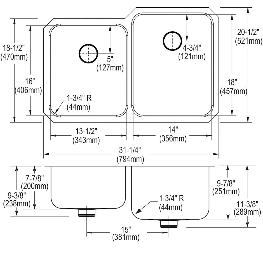 Elkay ELUH3120LPD