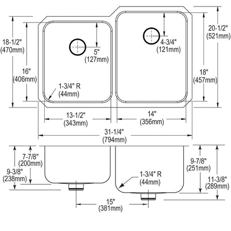 Elkay ELUH3120LPD