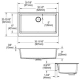 Elkay ELXUFP3620PA0