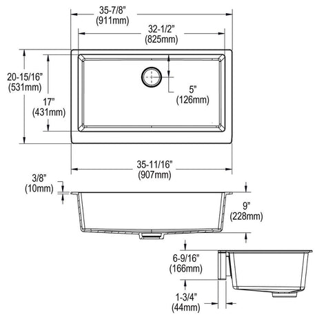 Elkay ELXUFP3620PA0