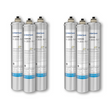 Pack of 6 Pentair Everpure EV927446 H-300-NX Water Filters - Enjoy clean, filtered water with these high-quality replacement cartridges. Perfect for home or commercial use.