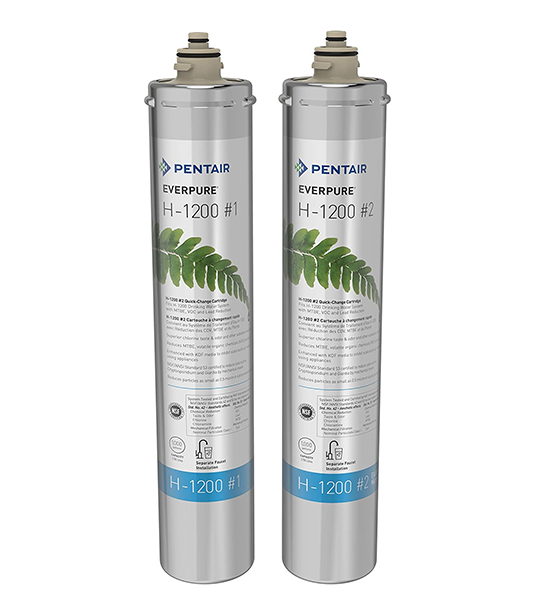 Pentair Everpure EV928201 | Replacement Cartridge Set for H-1200 Drinking Water System, 1,000 Gal Capacity