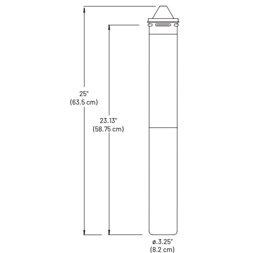 Product size of the Pentair Everpure I4000.