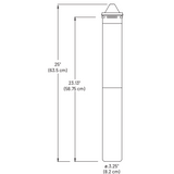 Product size of the Pentair Everpure I4000.