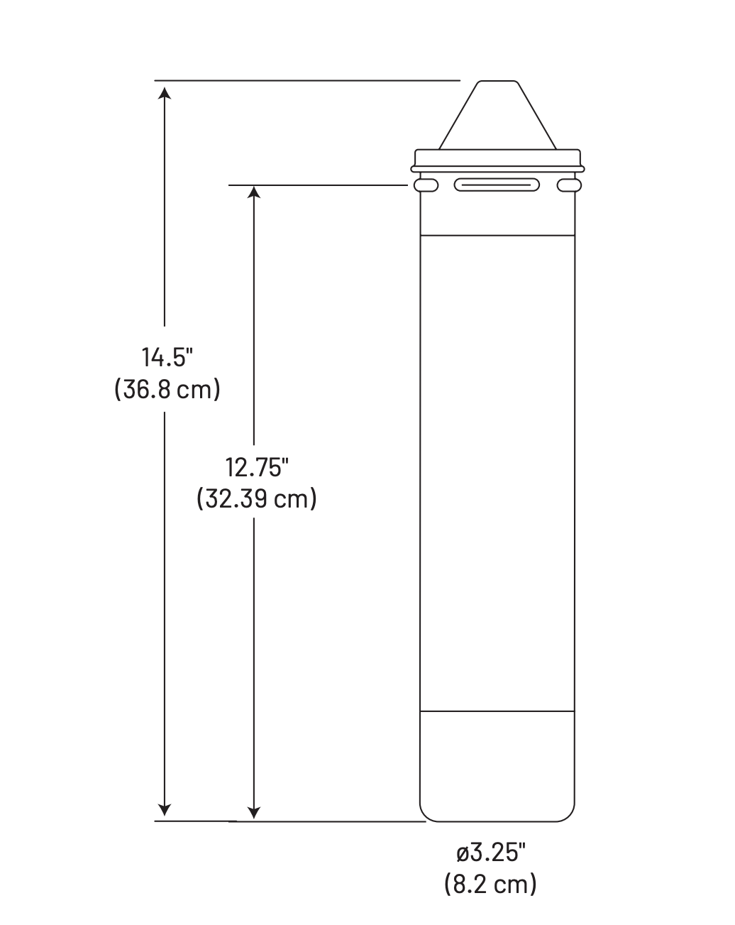 Product size of the Pentair Everpure EV961250.