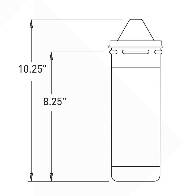 Product size of the Pentair Everpure EV961722.