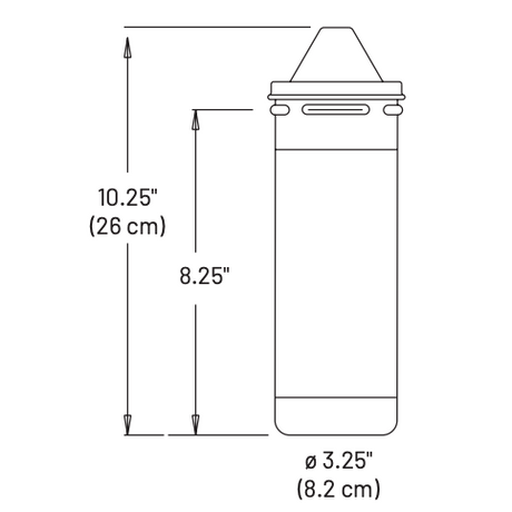 Product size of the Pentair Everpure EV961802.