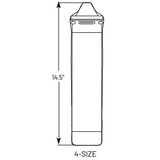 Product size of the Pentair Everpure 4FC.