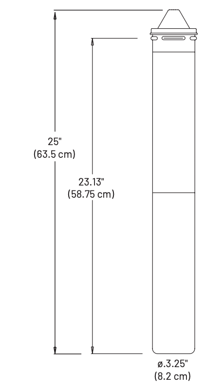 Product size of the Pentair Everpure I4000.