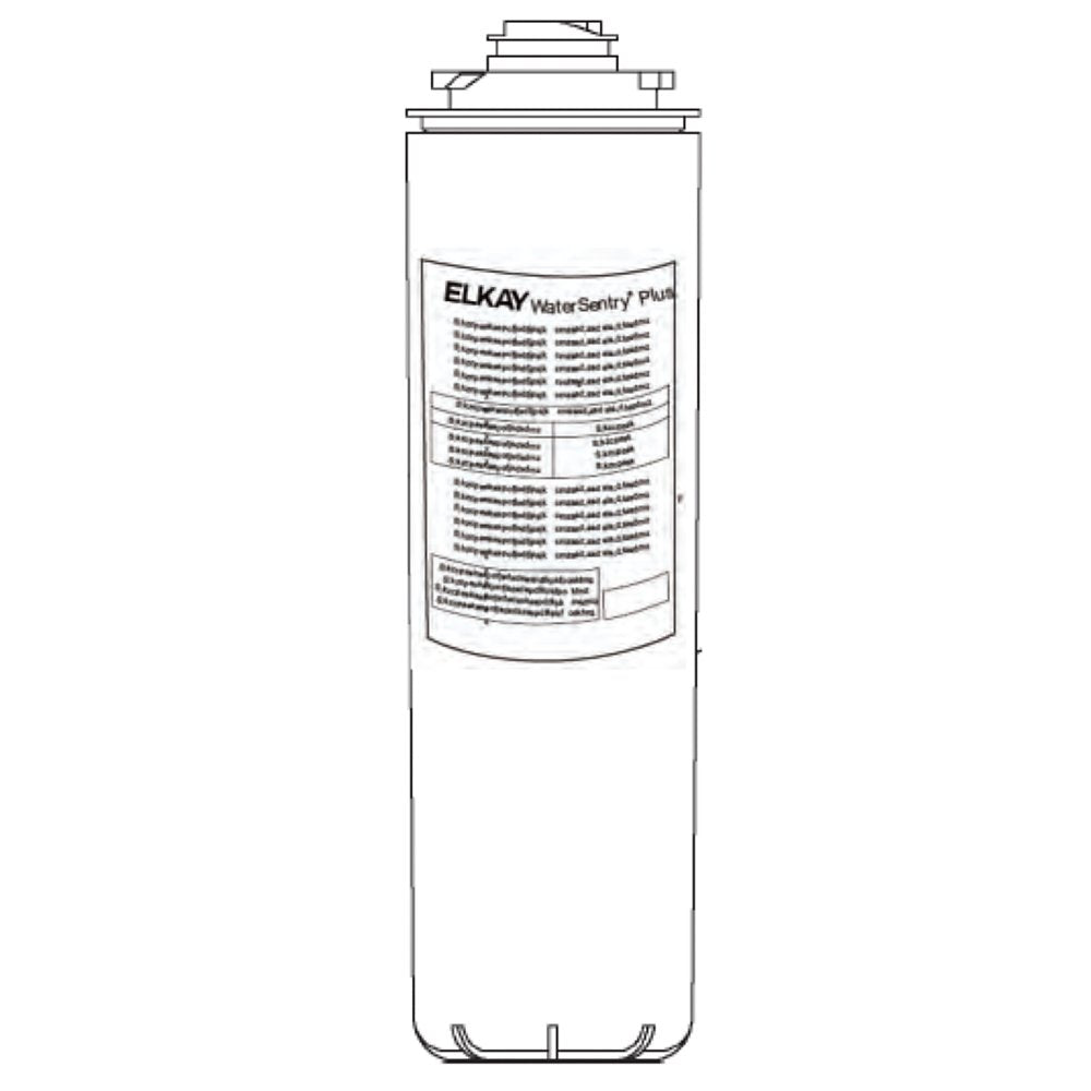 Elkay EWF3000 | WaterSentry® Plus Filter Kit | 3000-gallon capacity, For use with Filterless units