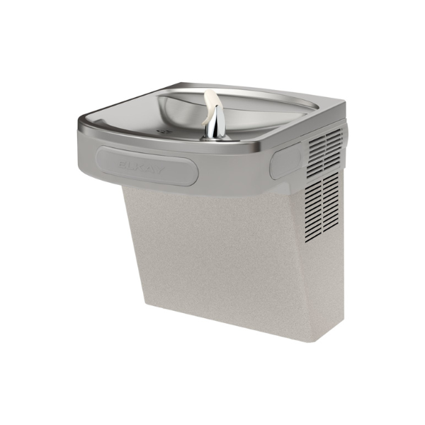 Elkay EZS8L | Wall-mounted Drinking Fountain | Filterless, Refrigerated, Granite Gray