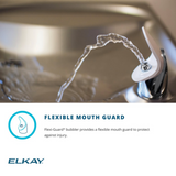 Elkay EZSTL8LC | Wall-mount Versatile Bi-Level Drinking Fountain | Filterless, Refrigerated, EZ-style, Granite Gray