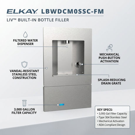 Elkay LBWDCM0SSC-FM