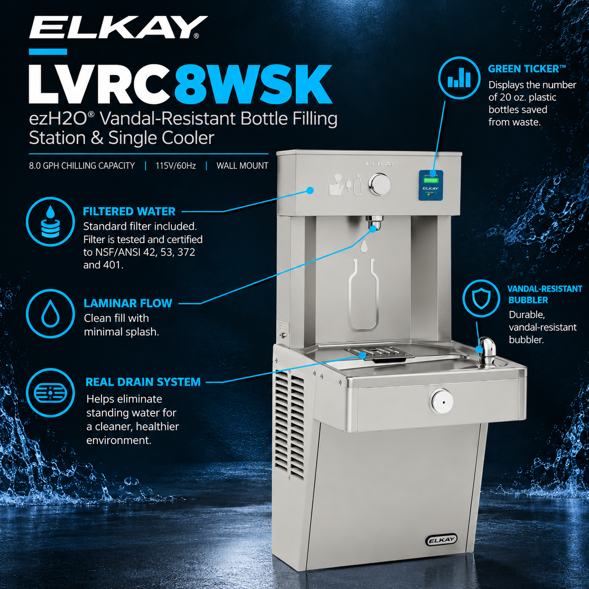 Elkay LVRC8WSK