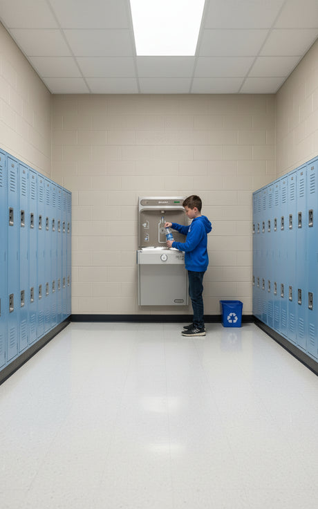 Elkay LVRCGRN8WSK in use