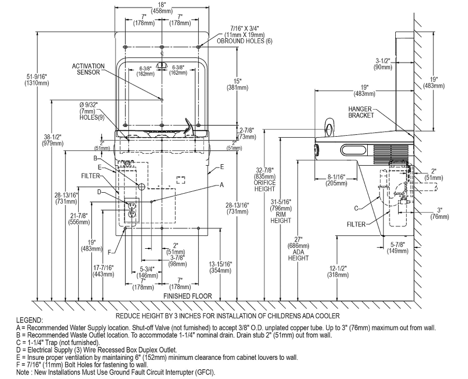 Elkay LZS8WSSP-PF