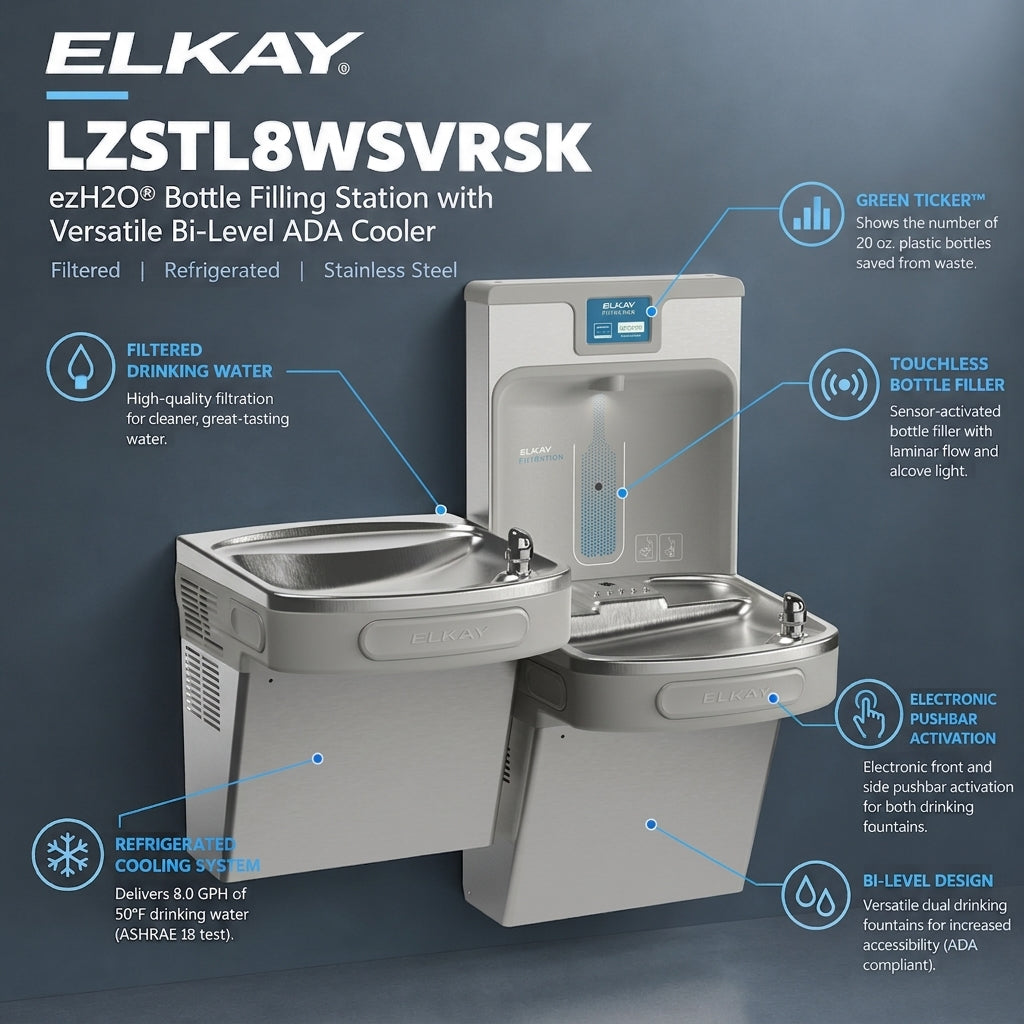 Elkay LZSTL8WSVRSK