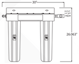 Everpure EV910024 | Parallel 202 Prefilter Kit without Surge Tank Dimension