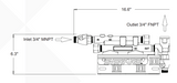 Everpure EV927224 Dimension