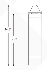 Everpure EV961100 4H Dimension