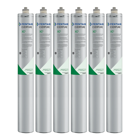 Everpure EV961397 | XC2 Replacement Cartridges | 12,000 gal, 0.5 Micron (6 Pack)