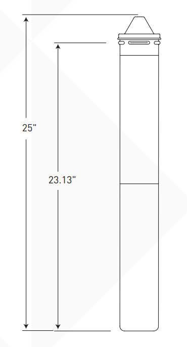 Everpure EV961397 | XC2 Replacement Cartridges Dimension
