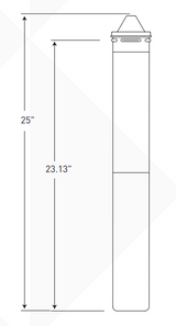 Everpure EV961397 | XC2 Replacement Cartridges Dimension