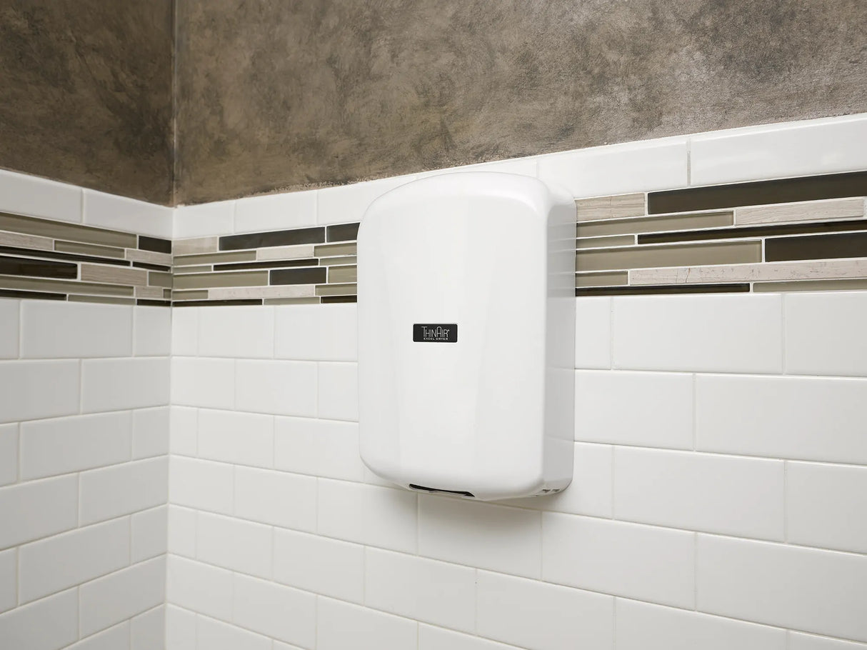 Excel TA-ABS | ThinAir Hand Dryer, Automatic, White Polymer